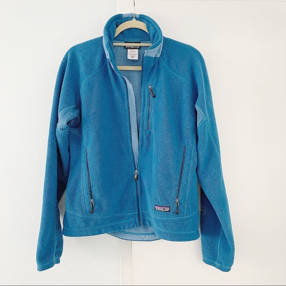 Patagonia Tops - PATAGONIA blue zip fleece M